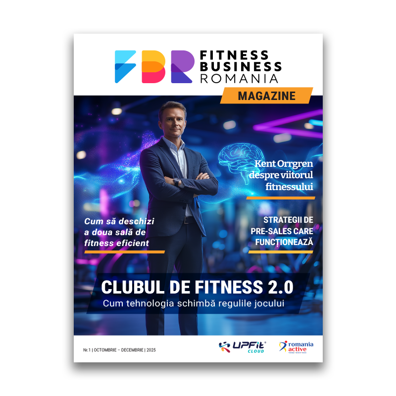 Copertă revistă Fitness Business Romania Nr. 1 - Octombrie – Decembrie 2025