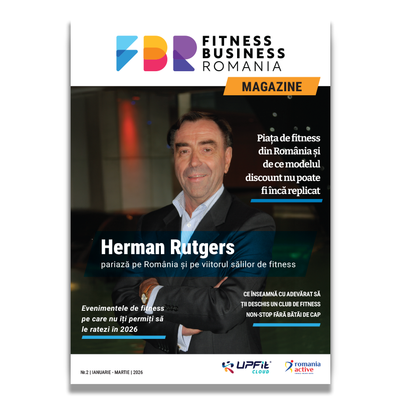 Copertă revistă Fitness Business Romania Nr. 2 - Ianuarie – Martie 2026