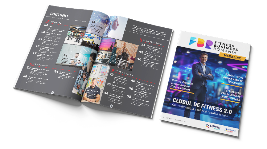 Previzualizare articol Fitness Business Romania cu grafice financiare